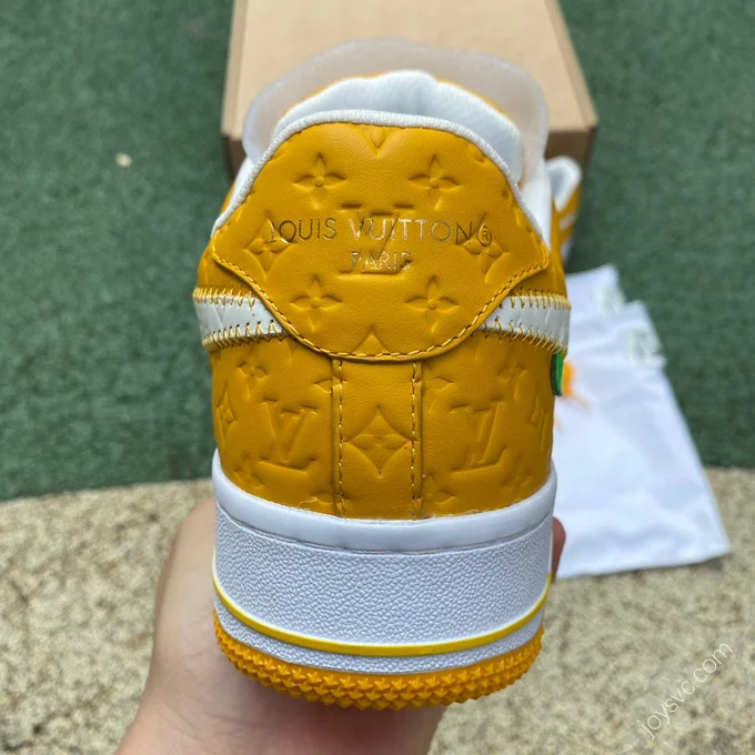 Louis Vuitton x Nike Air Force 1 Yellow