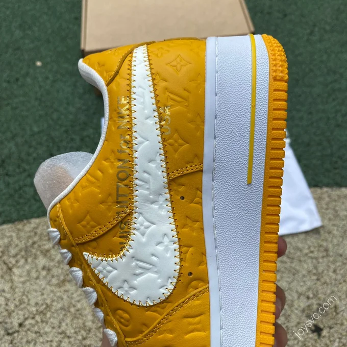 Louis Vuitton x Nike Air Force 1 Yellow