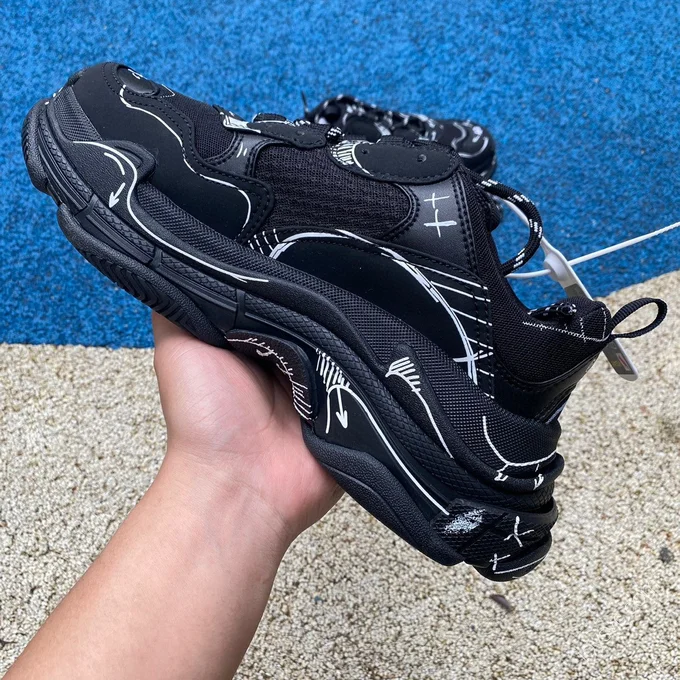 Balenciaga Triple S Black