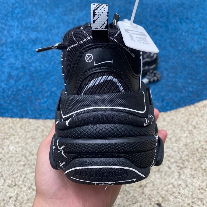 Balenciaga Triple S Black