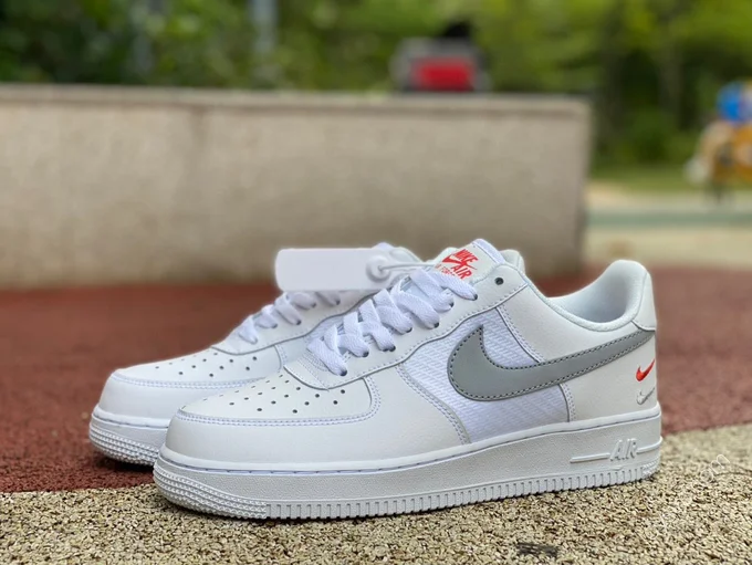 Nike Air Force 1 White/Silver Double Swoosh FD0666-100