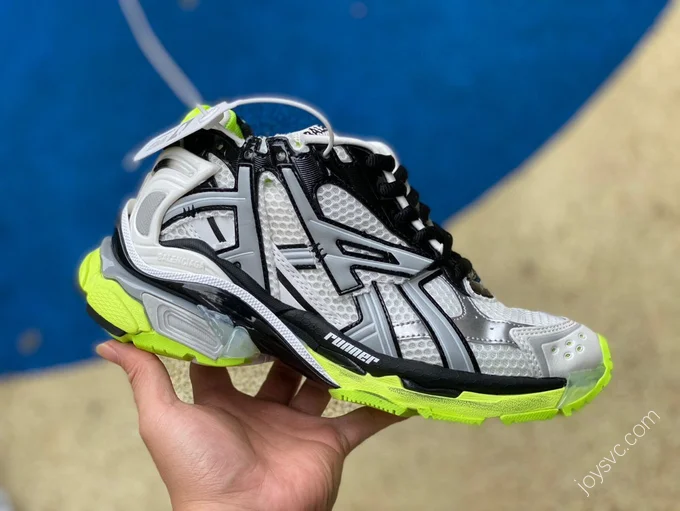 Balenciaga Runner 7.0 Green Silver White