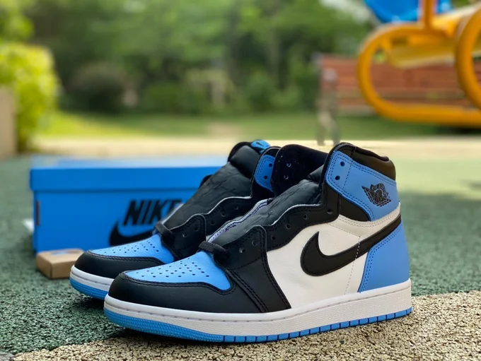 Air Jordan 1 Blue Black Sneakers DZ5485-400