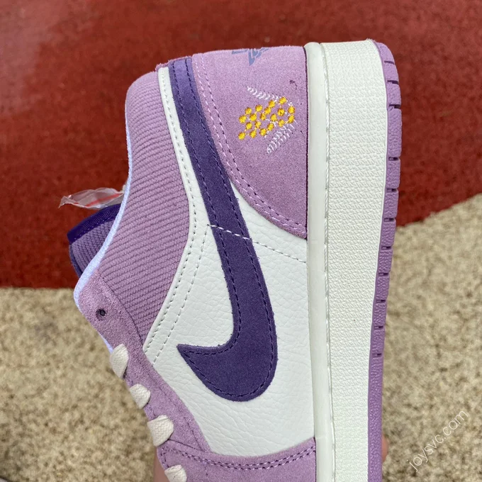 Air Jordan 1 Low Kuromi Purple Women's Low-Top Sneaker DR8057-500