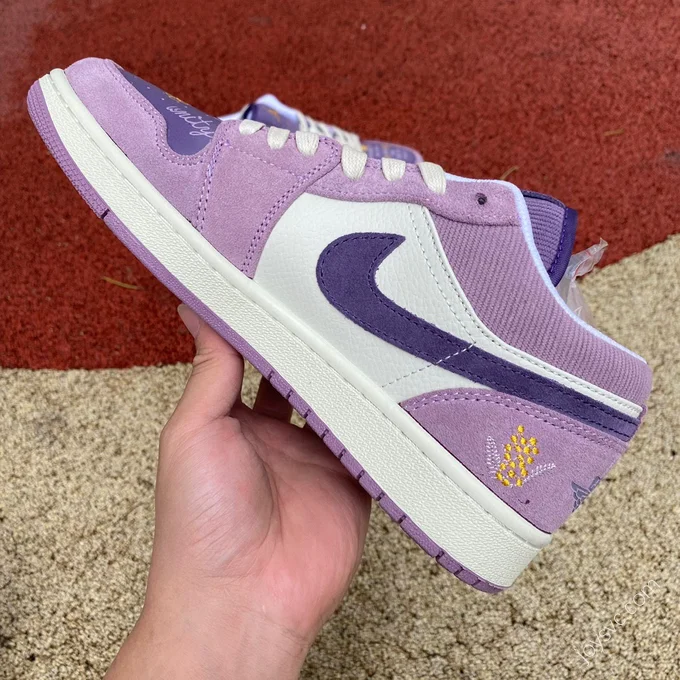 Air Jordan 1 Low Kuromi Purple Women's Low-Top Sneaker DR8057-500