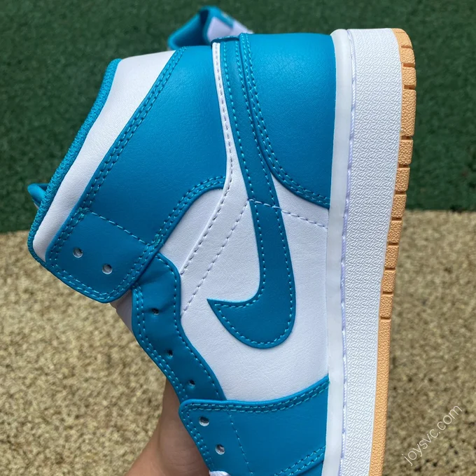 Air Jordan 1 Mid Blue White Sneakers DQ8426-400