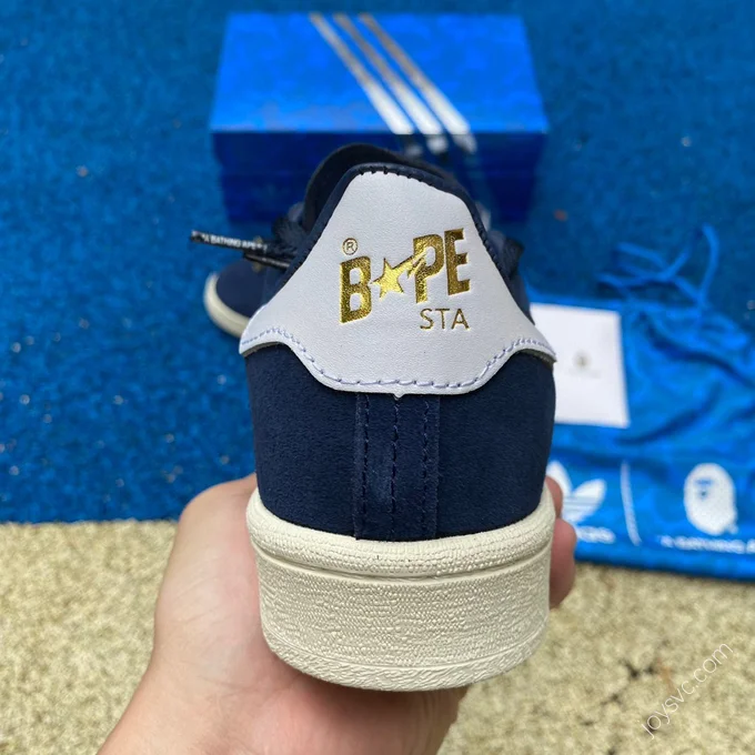 A BATHING APE x Adidas Campus 80S Blue ID4770