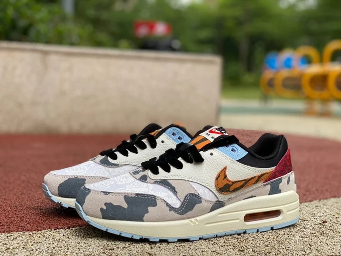 Nike Air Max 1 '87 Blue Red Camo FD0827-133