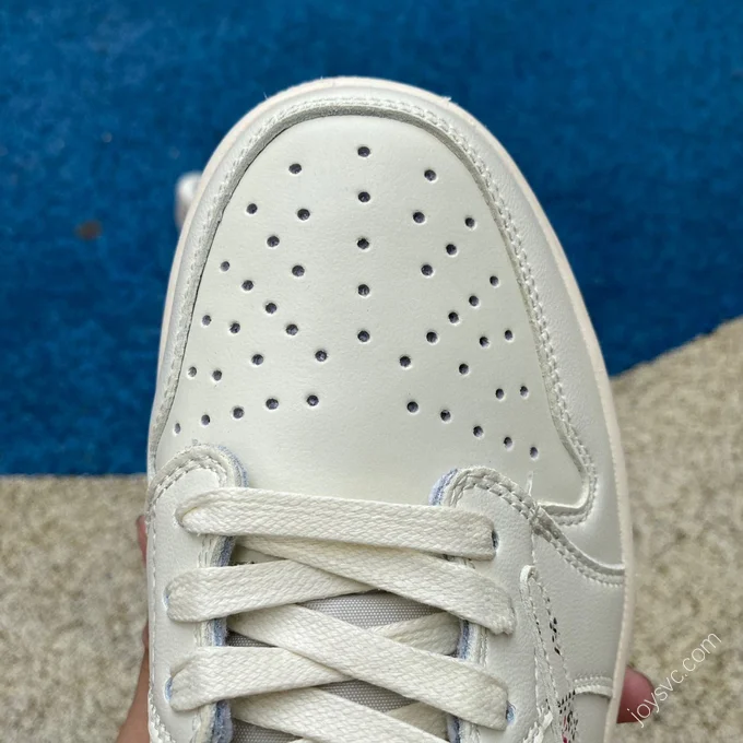 Travis Scott x Air Jordan 1 Low White Paisley DM7866-898