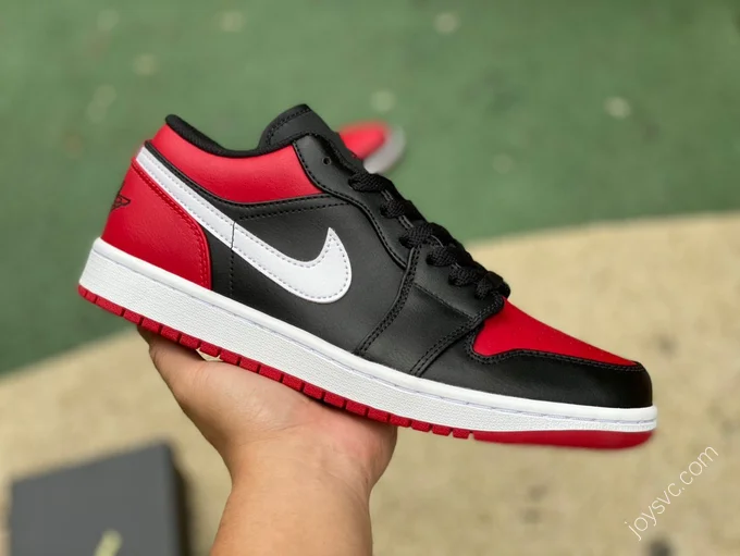 Air Jordan 1 Alternate Bred Toe Black Red 553558-066