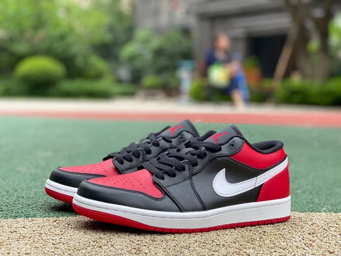 Air Jordan 1 Alternate Bred Toe Black Red 553558-066