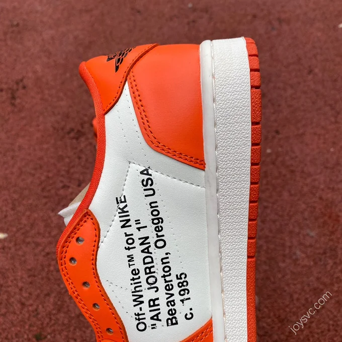 Air Jordan 1 x OFF-WHITE Black Toe Low Sneakers CZ0790-113