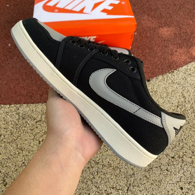 Air Jordan 1 KO Low Black Gray DX4981-002