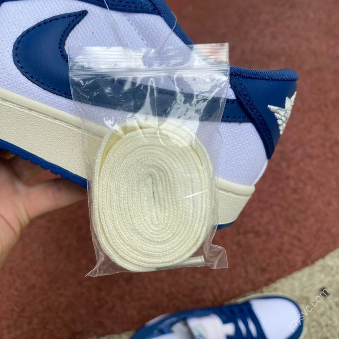 Air Jordan 1 KO Low White Blue Sneakers DX4981-103