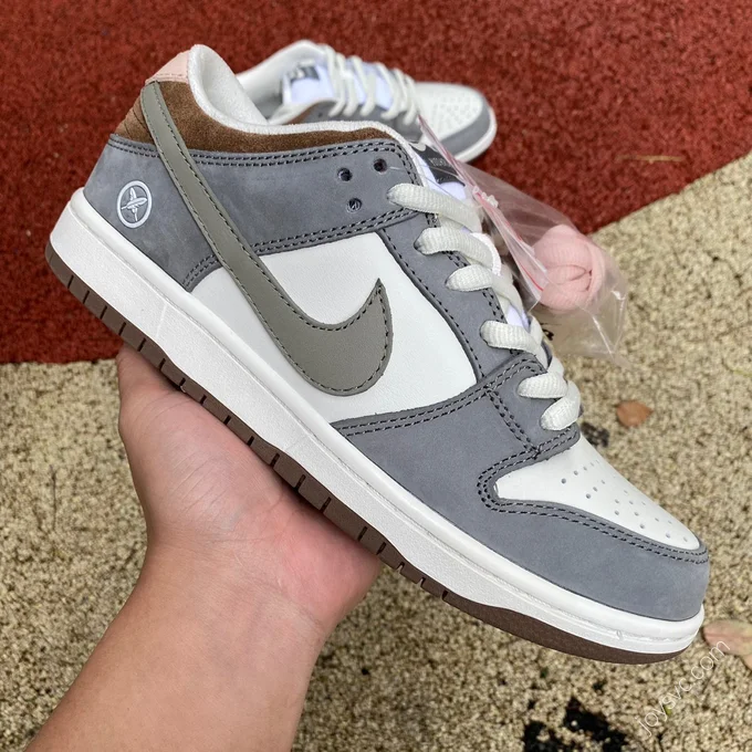 Yuto Horigome x Nike SB Dunk Low White Grey Brown fq1180-001