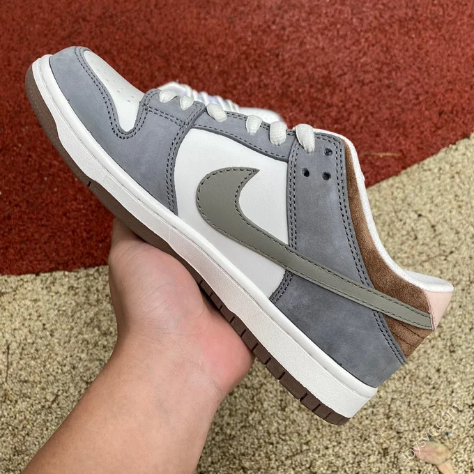 Yuto Horigome x Nike SB Dunk Low White Grey Brown fq1180-001