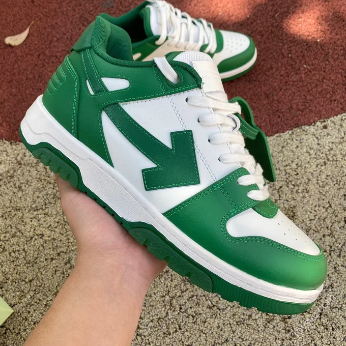 OFF-WHITE Out Of Office Green White OMIA189S21LEA0010155