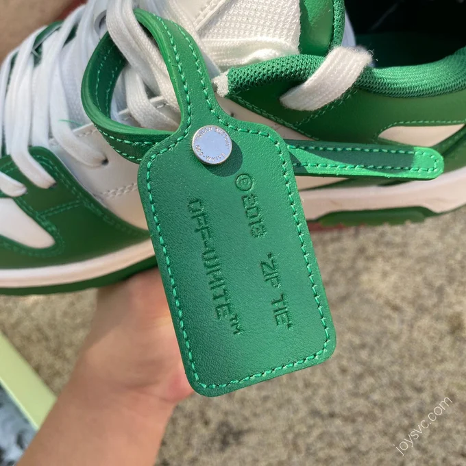 OFF-WHITE Out Of Office Green White OMIA189S21LEA0010155