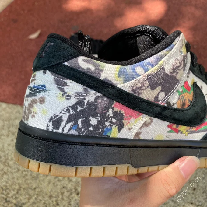 Supreme x Nike SB Dunk Low Black Graffiti FD8778-001