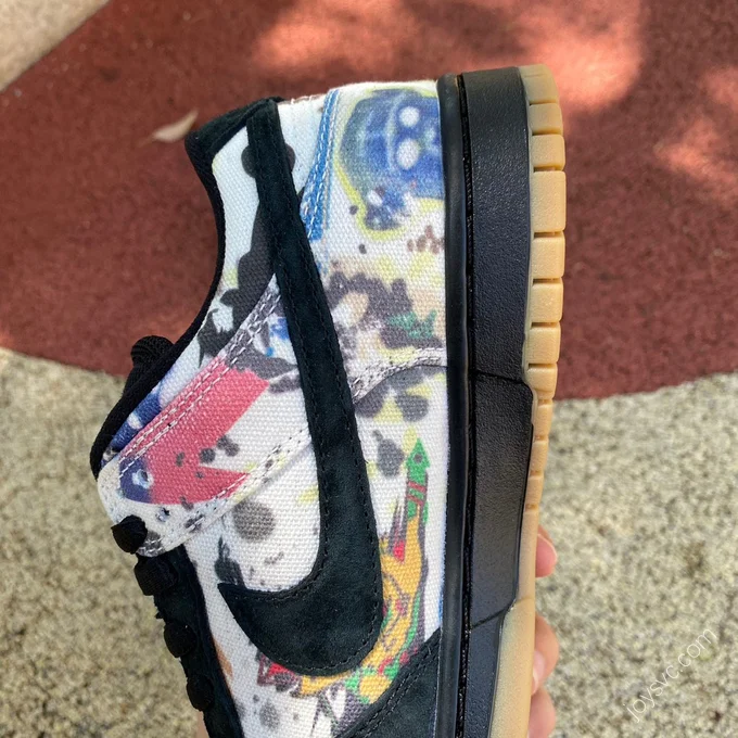 Supreme x Nike SB Dunk Low Black Graffiti FD8778-001