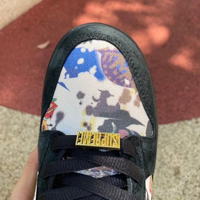 Supreme x Nike SB Dunk Low Black Graffiti FD8778-001