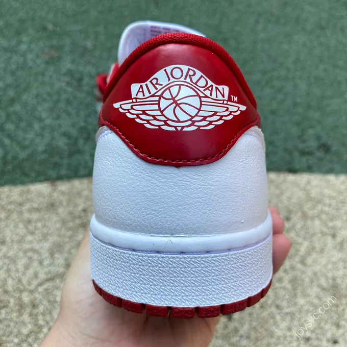 Air Jordan 1 Retro Low OG White Red Sneakers 705329-101