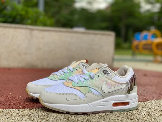 Nike Air Max 1 '87 Beige Pink Green FJ7734-101