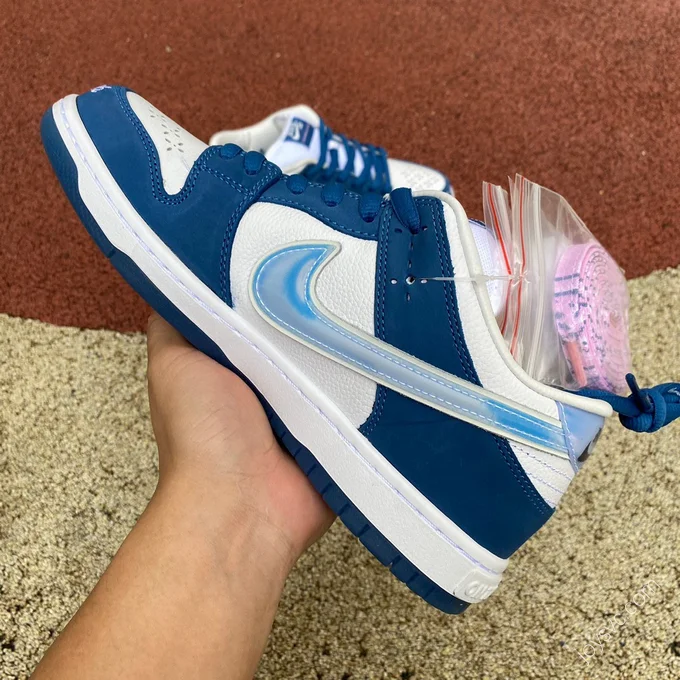 Born x Raised x Nike Dunk SB Blue White FN7819-400