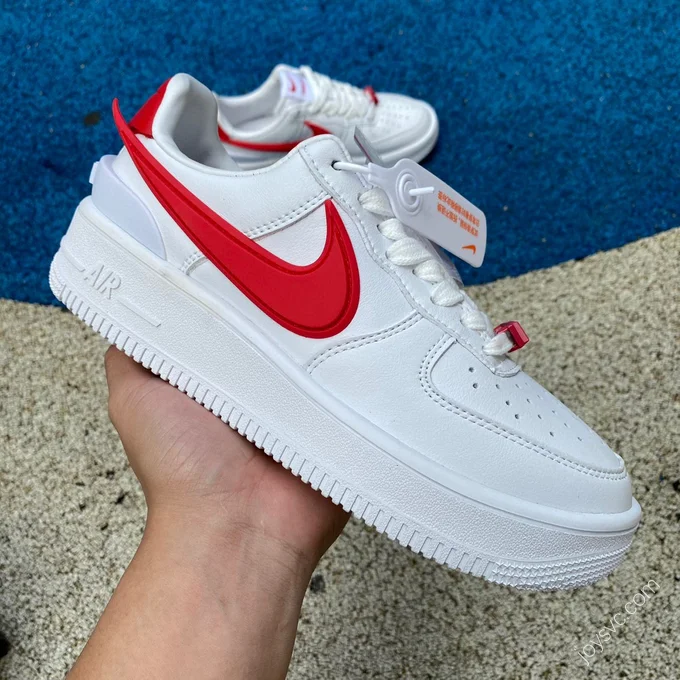 Nike Air Force 1 AMBUSH Red White DV3464-003