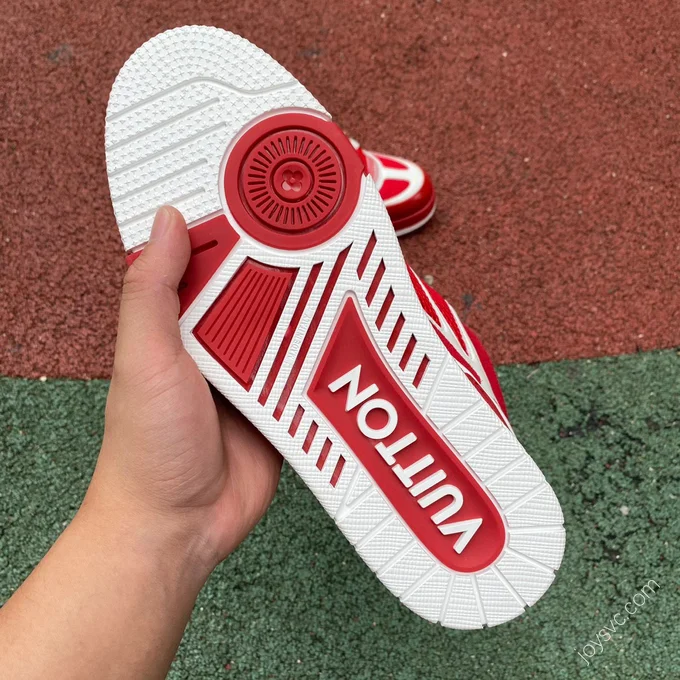 LOUIS VUITTON SKATE White Red