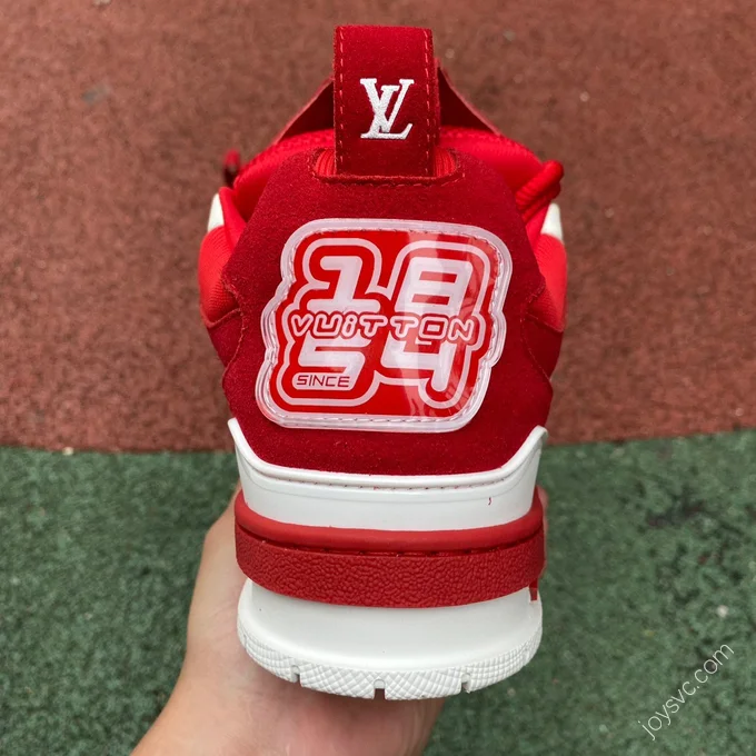 LOUIS VUITTON SKATE White Red