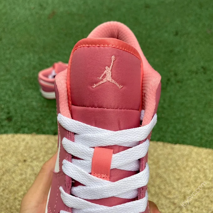 Air Jordan 1 Low White Pink Sneakers 553560-616