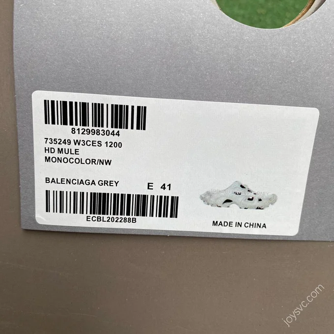 Balenciaga Mule Grey