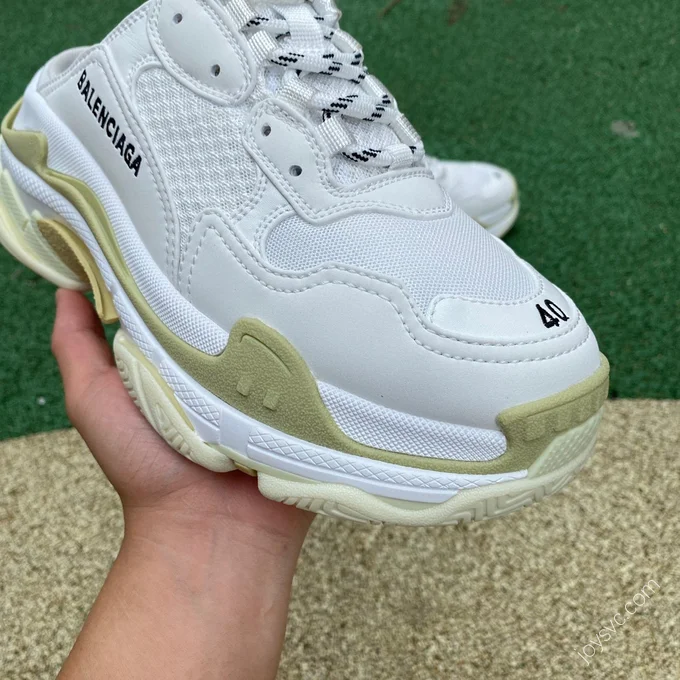 Balenciaga Triple S Mule White