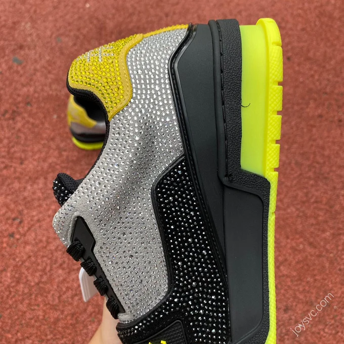 LOUIS VUITTON Trainer Black Yellow