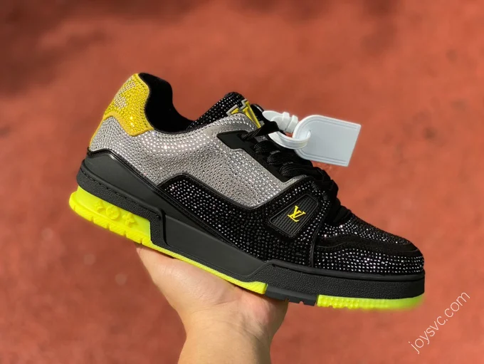 LOUIS VUITTON Trainer Black Yellow