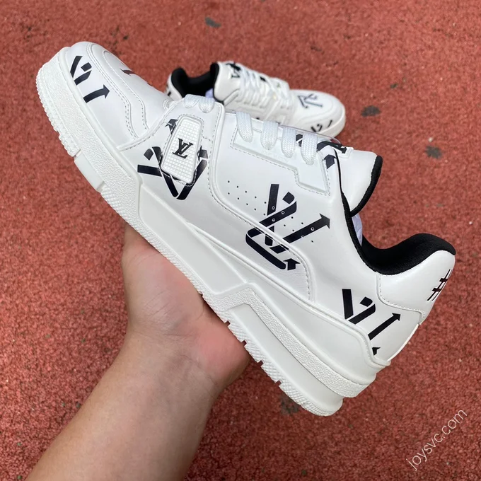 LOUIS VUITTON Trainer White Print