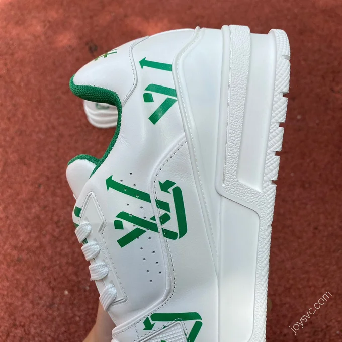 LOUIS VUITTON Trainer White Green