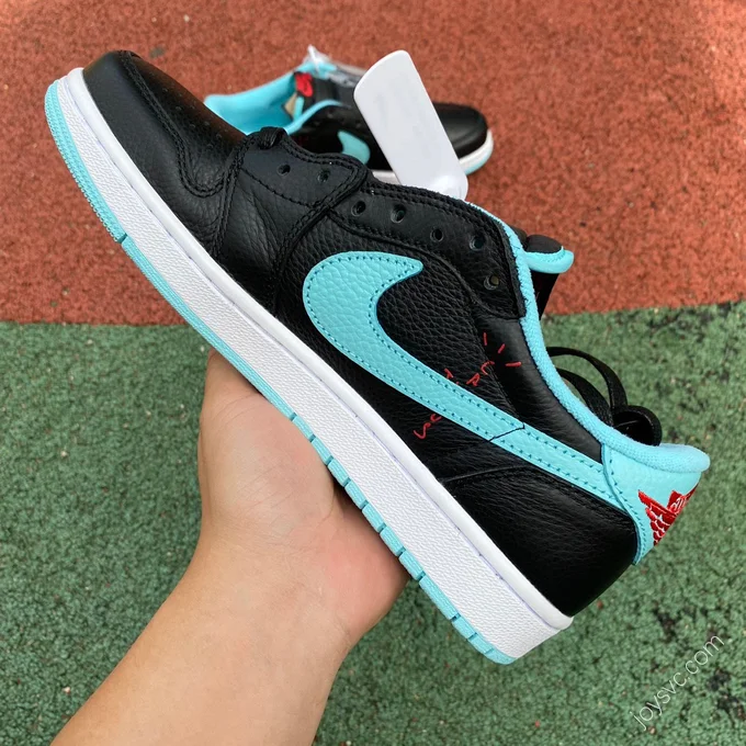 Travis Scott x Air Jordan 1 Low Black Blue DM7866-701