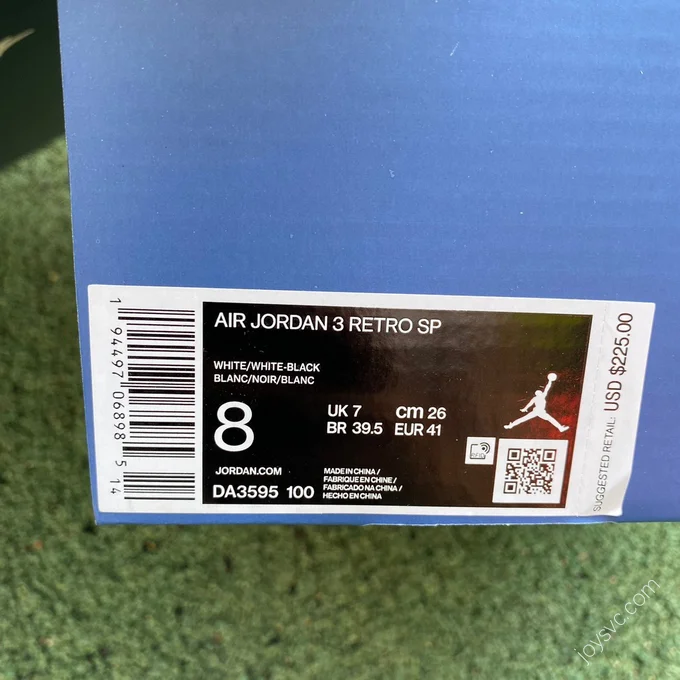 Air Jordan 3 x Fragment 