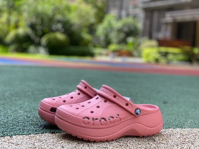 Crocs Baya Platform Clog Pink 208186-001