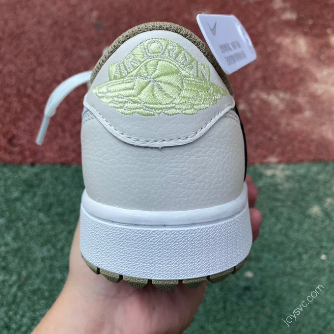 Travis Scott x Air Jordan 1 Low Gray Matcha Green FZ3124-200