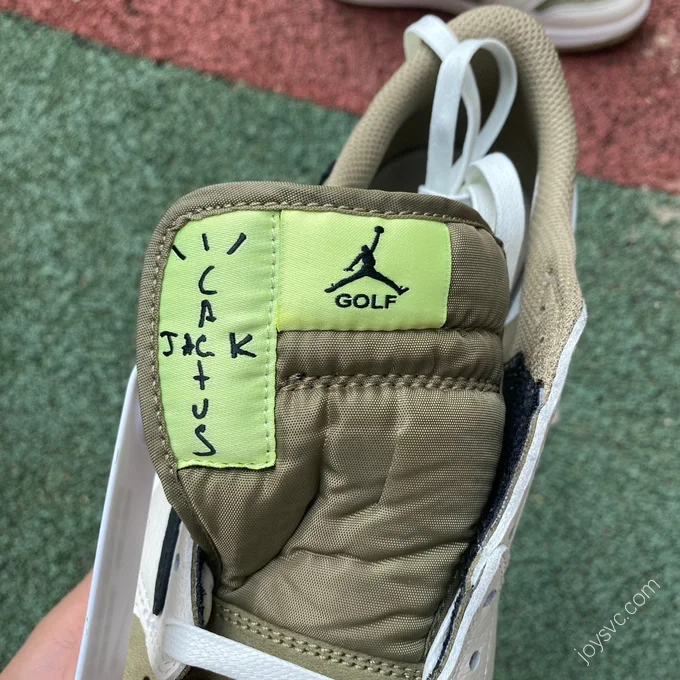 Travis Scott x Air Jordan 1 Low Gray Matcha Green FZ3124-200