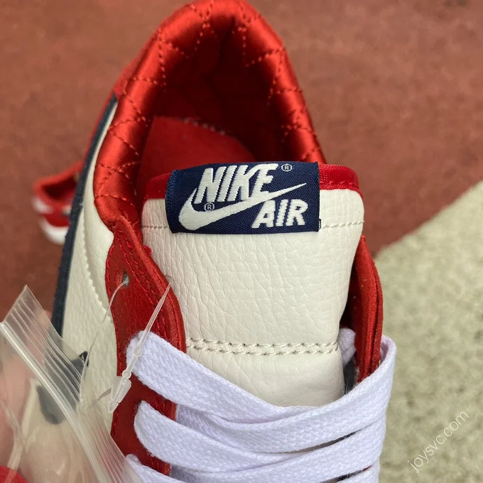 Air Jordan 1 Low White Red Sneakers CZ0790-100