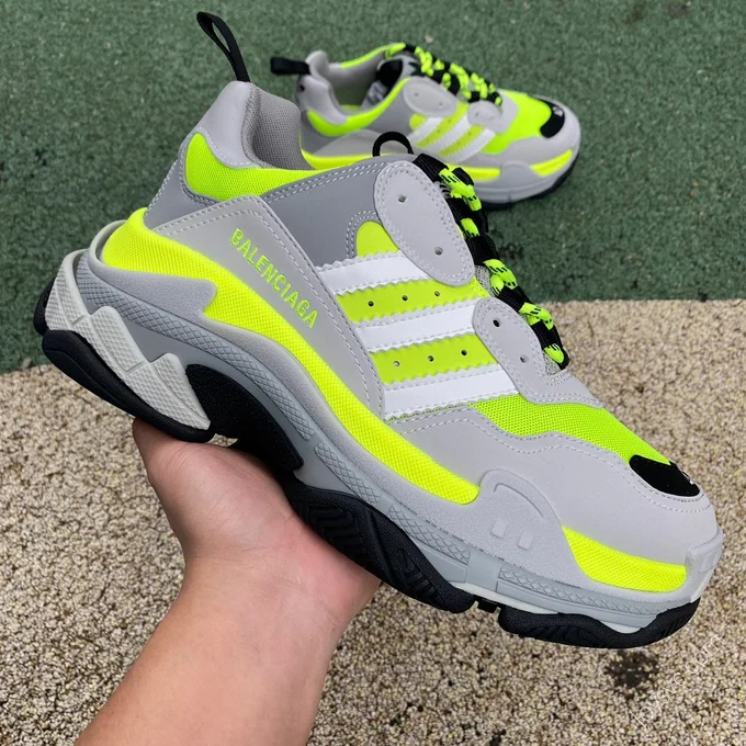 Balenciaga Triple S Green Grey