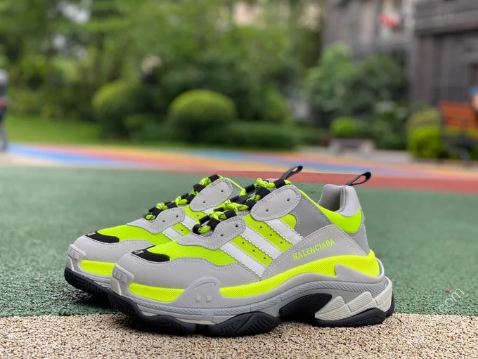 Balenciaga Triple S Green Grey