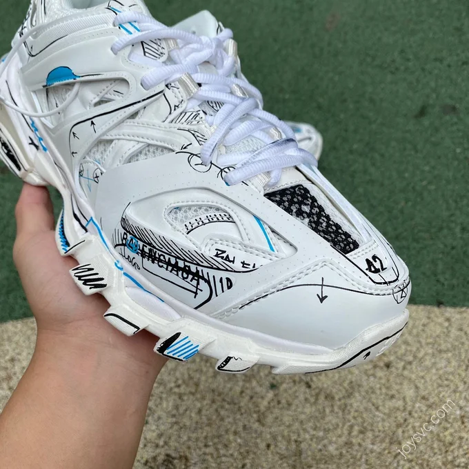 Balenciaga Track 1.0 Blue White