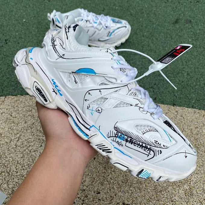 Balenciaga Track 1.0 Blue White