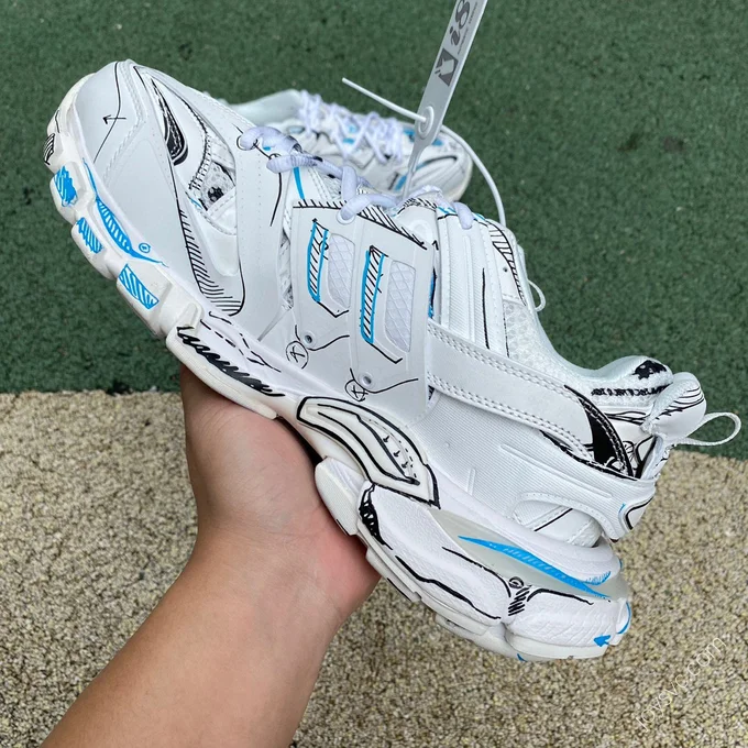 Balenciaga Track 1.0 Blue White