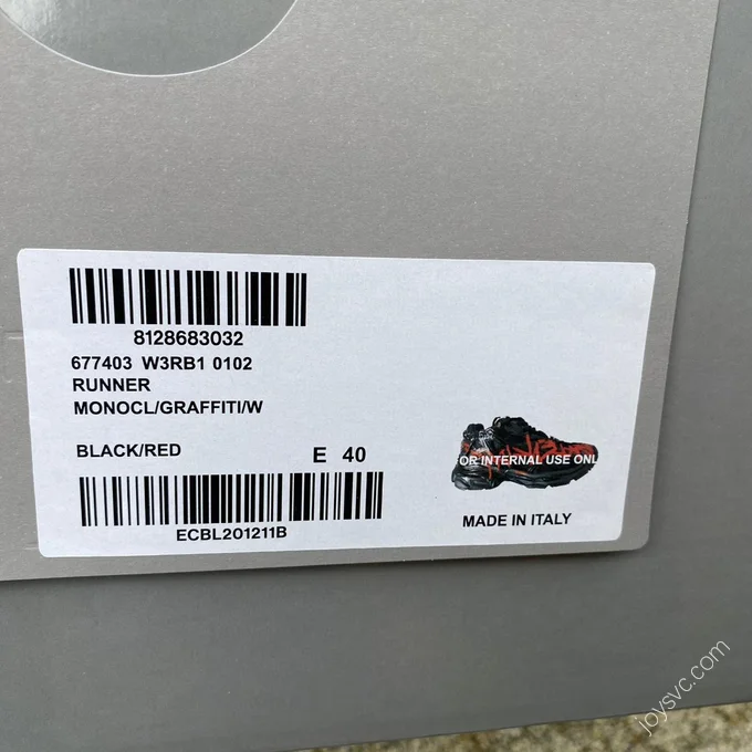 Balenciaga Runner 7.0 Red Black